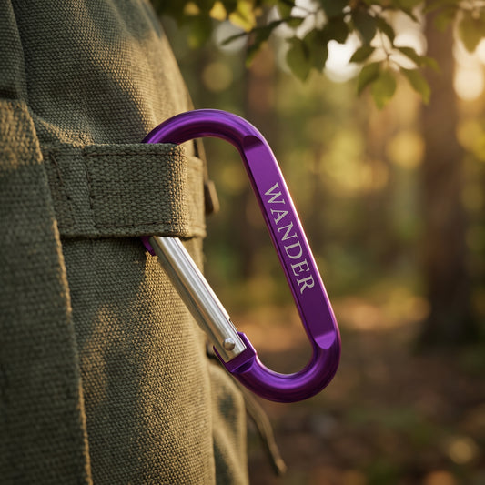 Personalized Carabiner Keychain Set Aluminum Spring Snap Hook Gift for Him Custom Engraved
