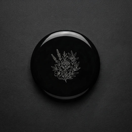 Personalized Compact Makeup Mirror 10X Magnifying Double Sided Travel Pocket Mirror Custom Engraved