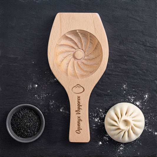 Personalized Bao Bun Maker Wooden Baozi Mold Gift for Food Enthusiasts Custom Engraved