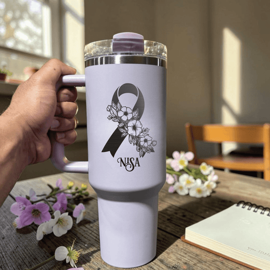 Cancer Day Stanly Tumbler 12 - Us Engravo
