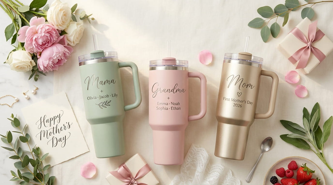 7 Personalized Tumbler Ideas for Mother's Day 2026 (That Mom Will Actually Treasure) - Us Engravo