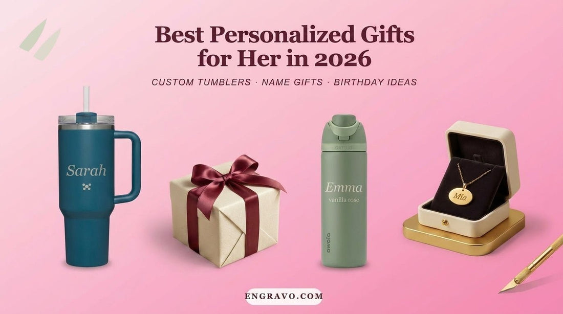Best Personalized Gifts for Her in 2026 | Custom Tumblers &amp; Name Gifts | Engravo - Us Engravo