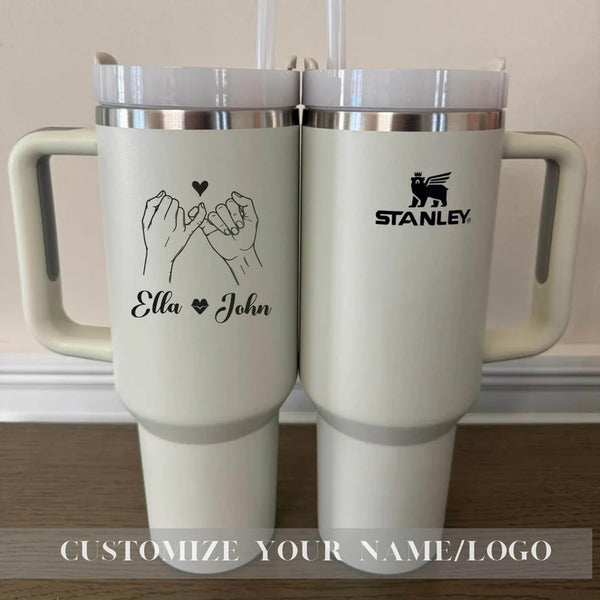 Personalised Stanley 40oz Cup MUG - Personalised Gift for Boyfriend Gift for Girlfriend Valentines Day Gift for Him, Galentine Gifts
