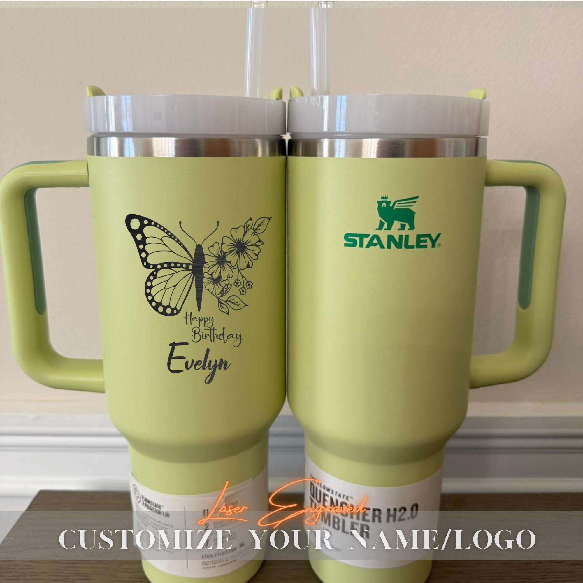 Personalized Birth Flower Tumbler With Name, Birth Flower Mug, Traveling Cup, Mothers Day, Bridesmaid Proposal, Party Favor, Gifts for Her