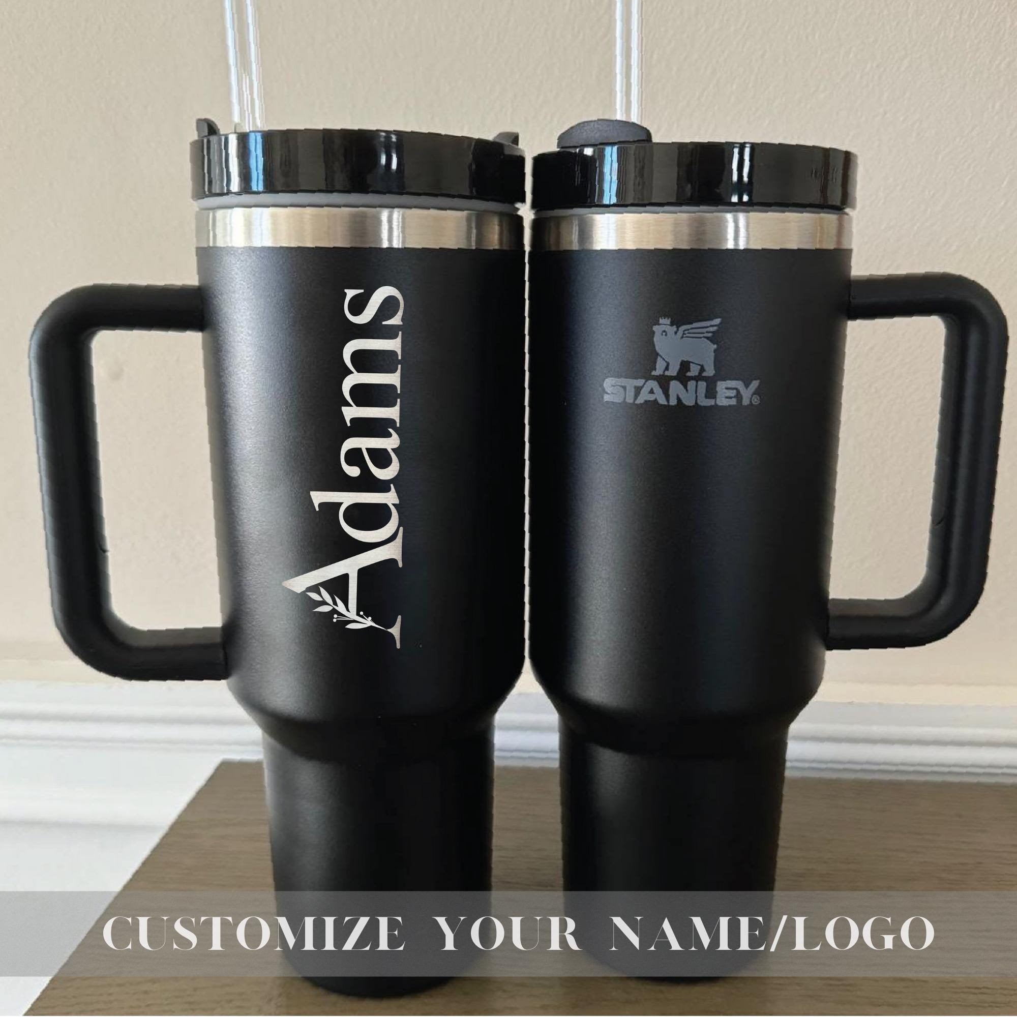 Personalized Stanley 40oz Tumbler - Insulated Travel Mug - Engraved 40oz Tumbler - Laser Engraved Stanley - Travel& Hiking Mug - Stanley Cup