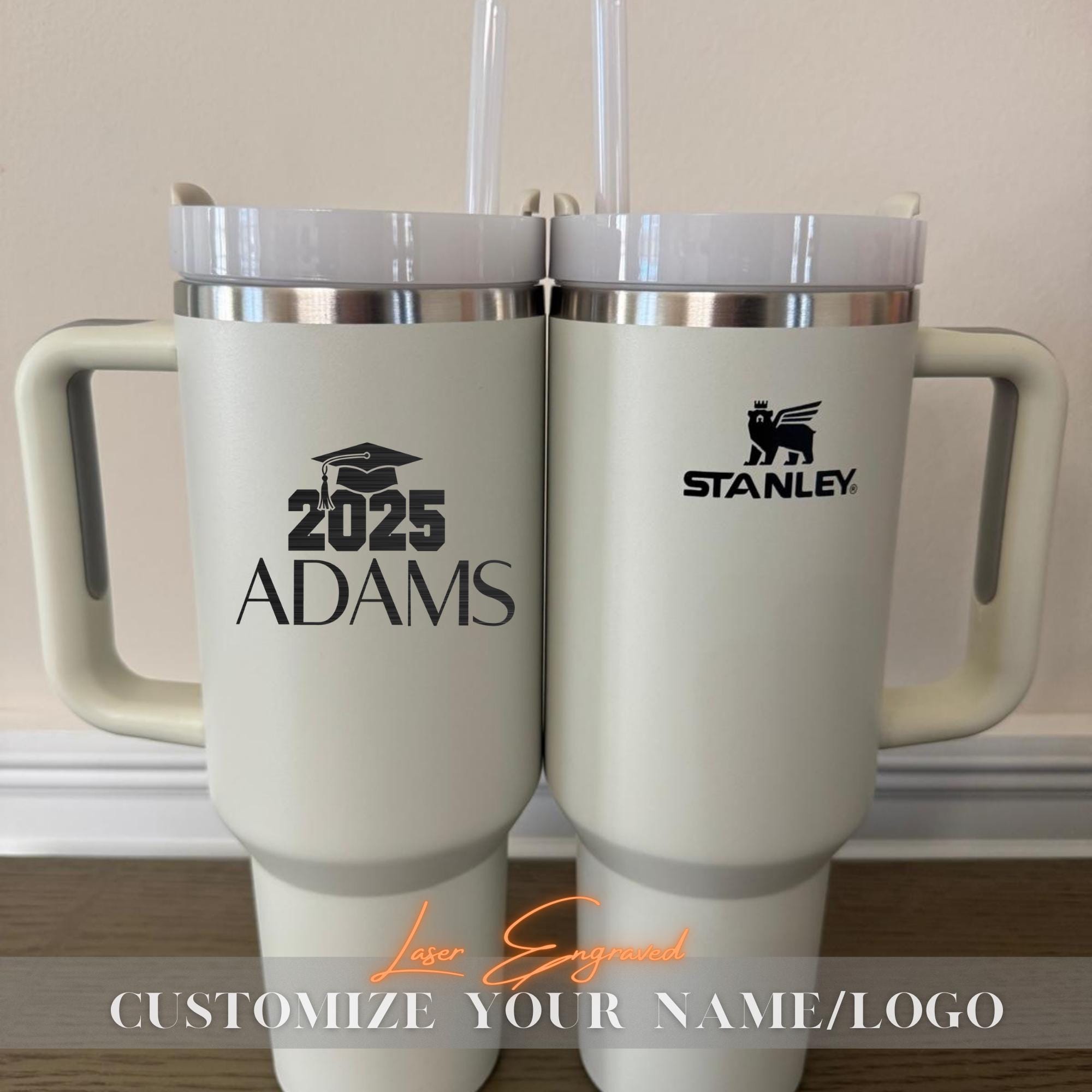 40oz Senior Party Keepsake Gift - Class of 2025 Engraved Name