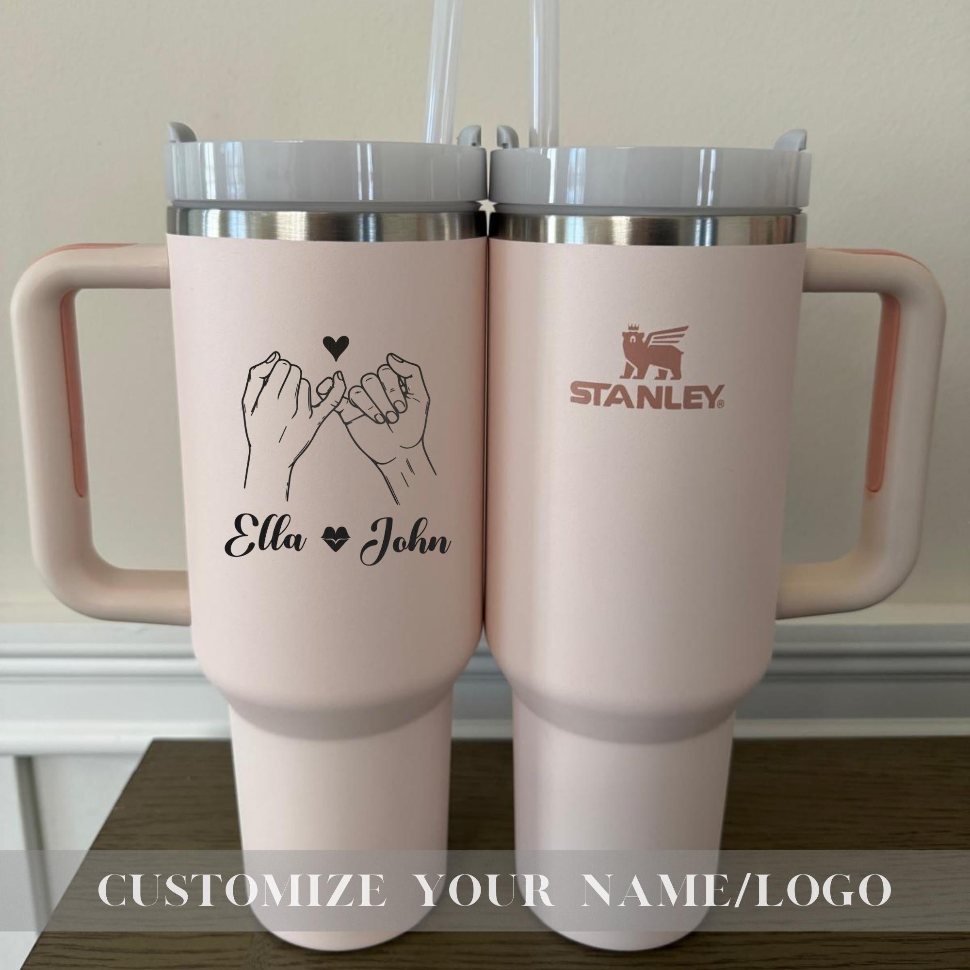 Personalised Stanley 40oz Cup MUG - Personalised Gift for Boyfriend Gift for Girlfriend Valentines Day Gift for Him, Galentine Gifts