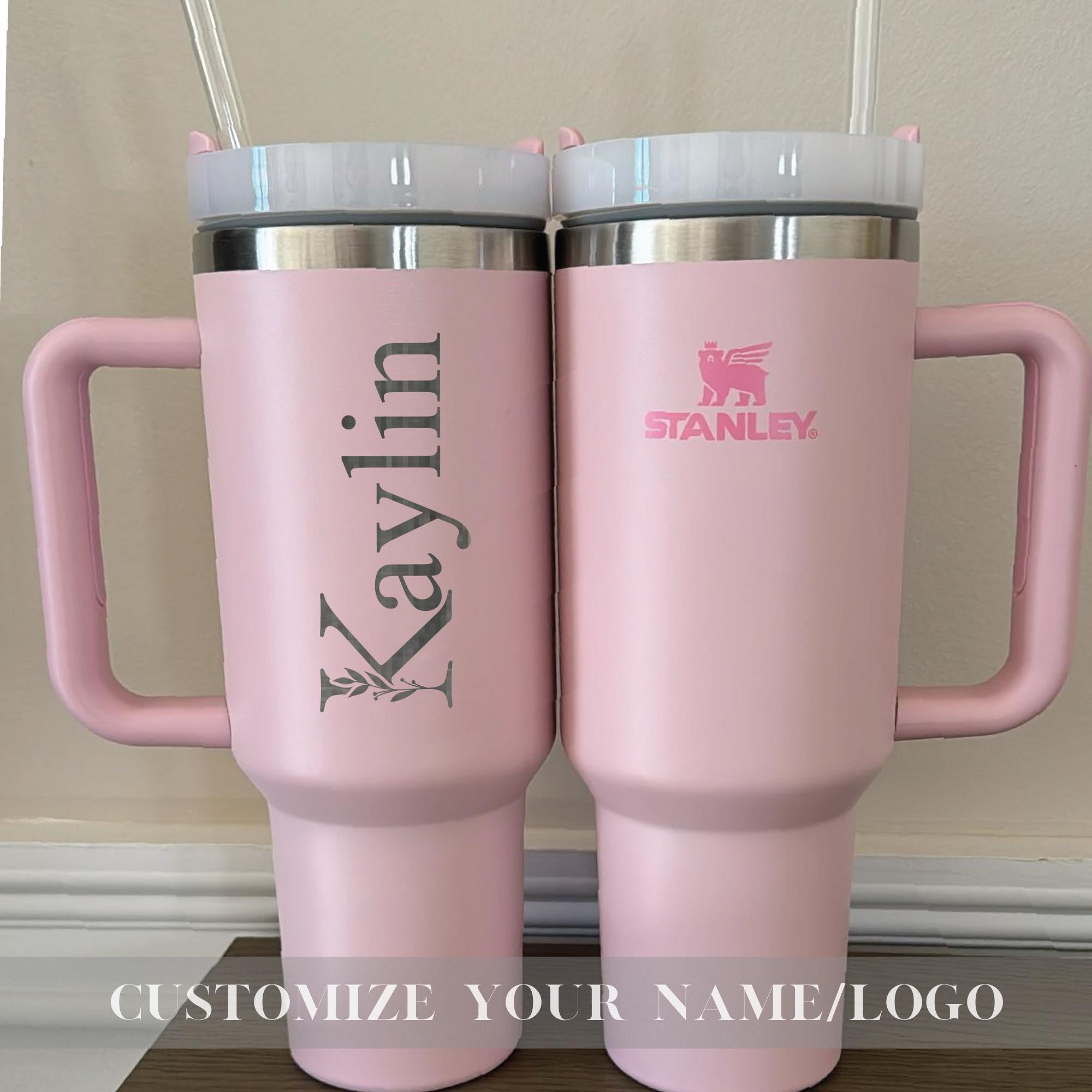 Personalized Stanley 40oz Tumbler - Insulated Travel Mug - Engraved 40oz Tumbler - Laser Engraved Stanley - Travel& Hiking Mug - Stanley Cup