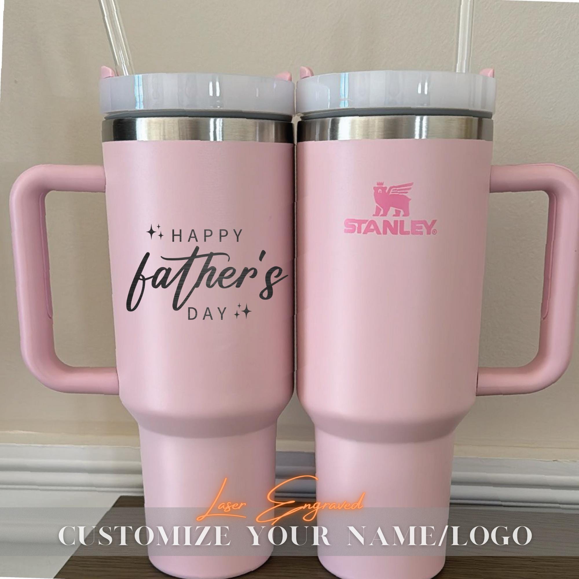 Personalized Stanley Cup with Name, Dad & Mom Gift Idea