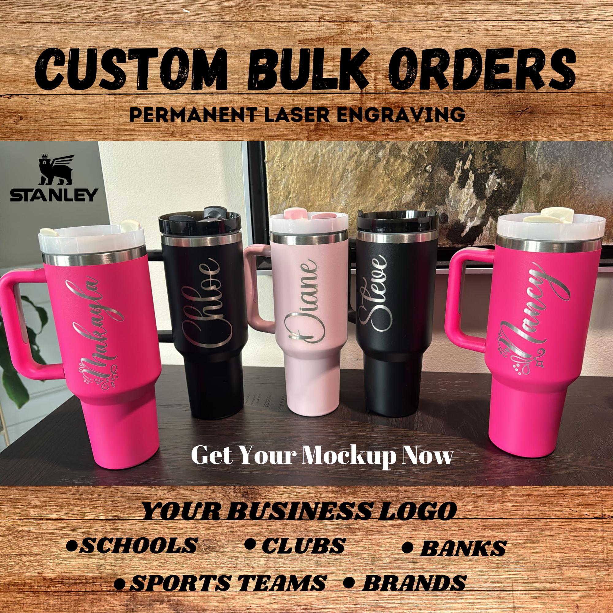 Corporate Gift, Custom Logo Tumbler, Insulated Tumblers, Closing Gift, Promotional Items, Custom Stanley Tumbler, Laser Engraved, Travel Mug
