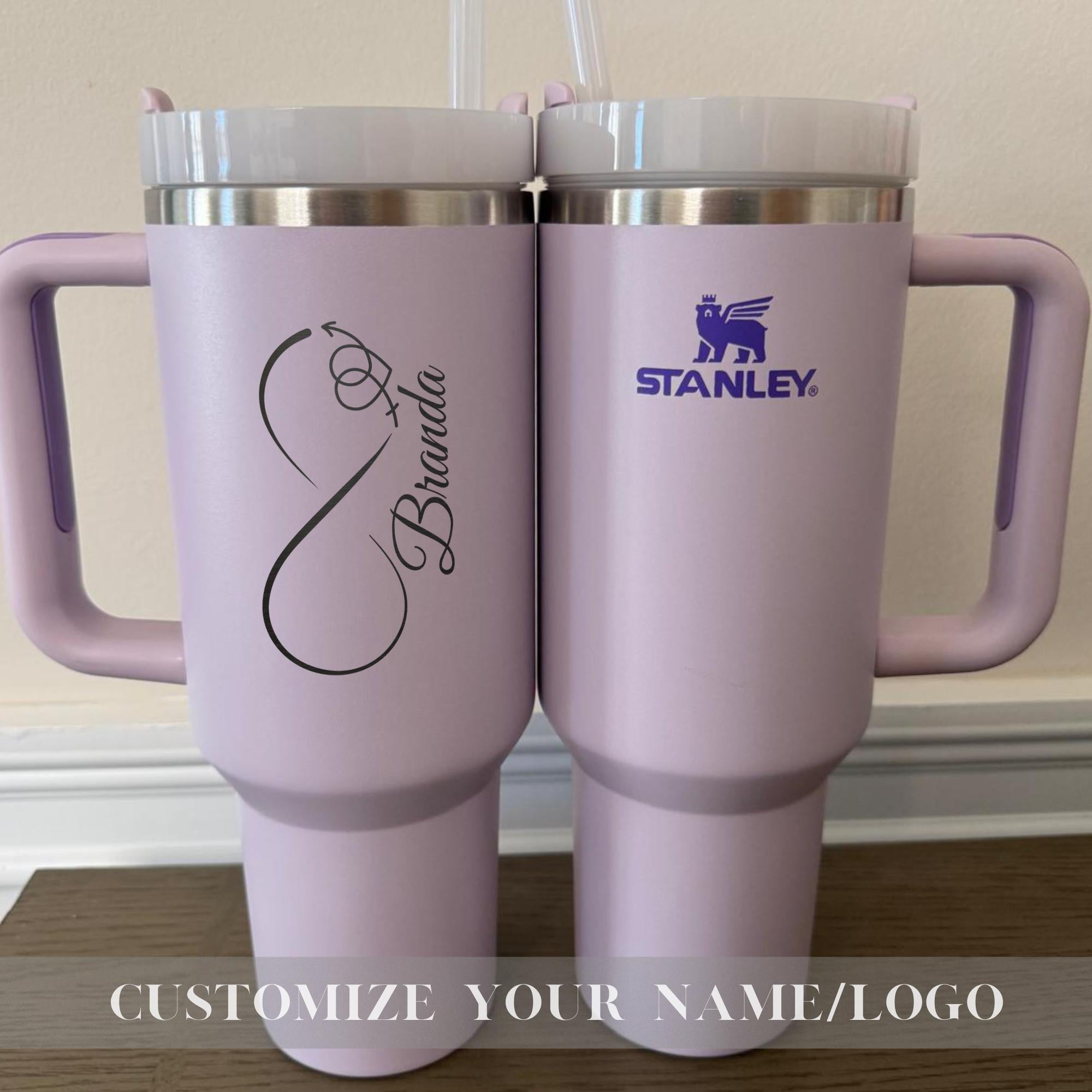 Personalized Stanley 40oz Tumbler, Insulated Travel Mug, Custom 40oz Tumblers, Engraved 40oz Tumbler, Galentine Gifts, Valentines Day Gift