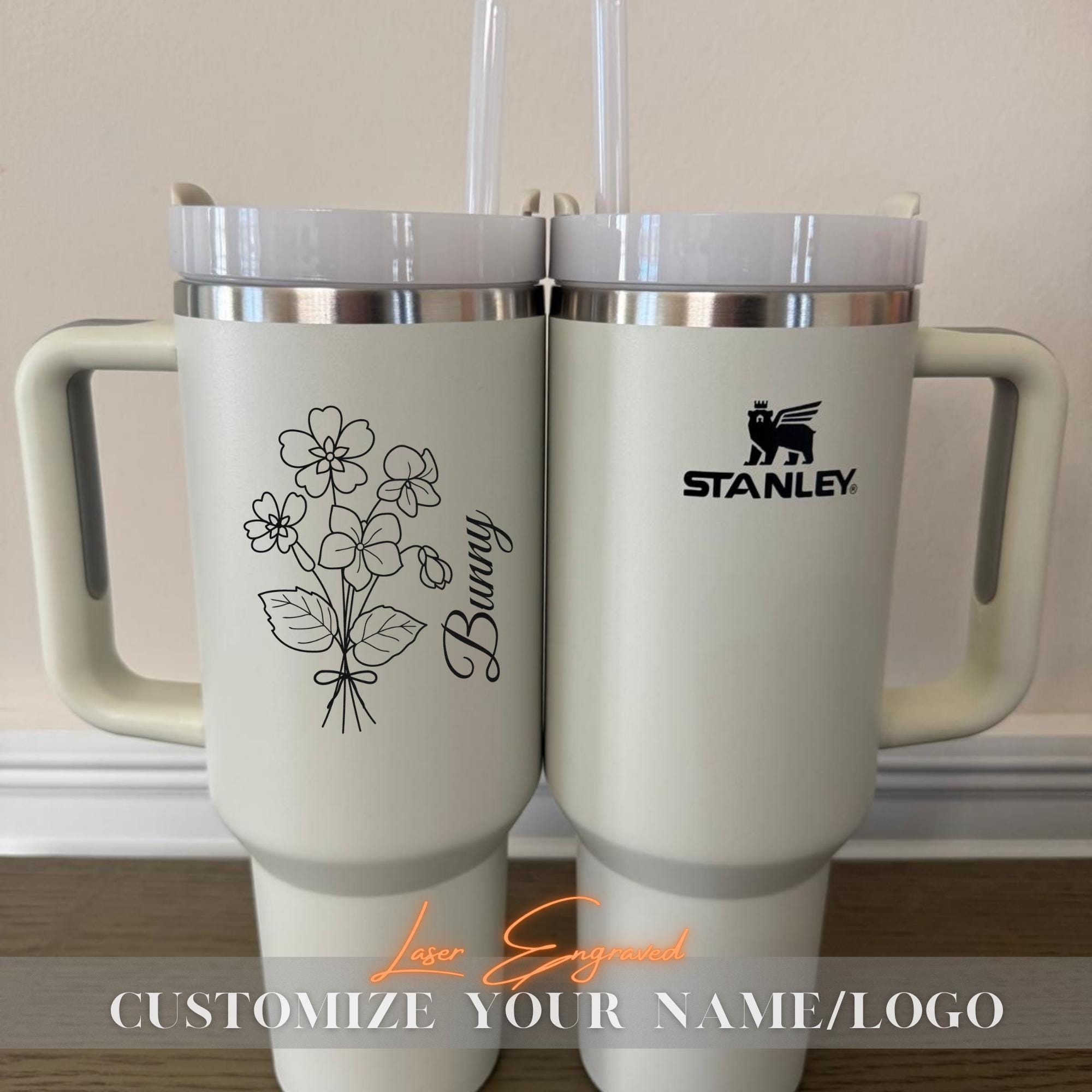 Engraved Water Bottles With Straw,Personalized Insulated Water Bottle,Name Water Bottle,Custom Steel Water Bottle,Christmas Gift For Him/Her