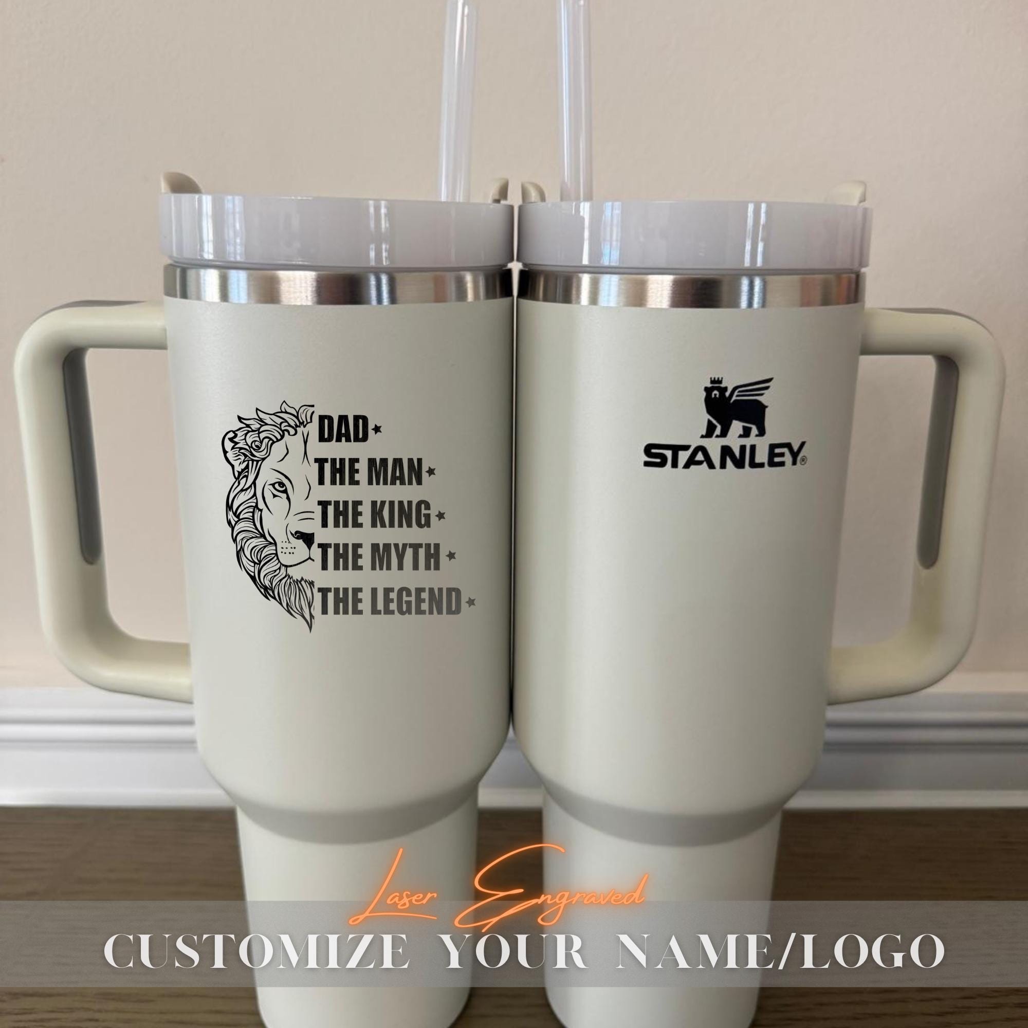 Personalized Stanley Tumbler, Custom Stanley Tumbler, Laser Engraved Stanley, Personalized Stanley, Insulated Tumbler, Travel & Hiking Mug