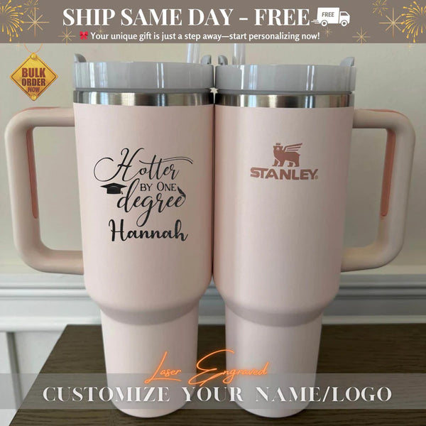Personalized Senior 2025 Tumbler | Stanley 40oz Engraved Cup With Name | Graduation Gift for College, University or Professor Gift