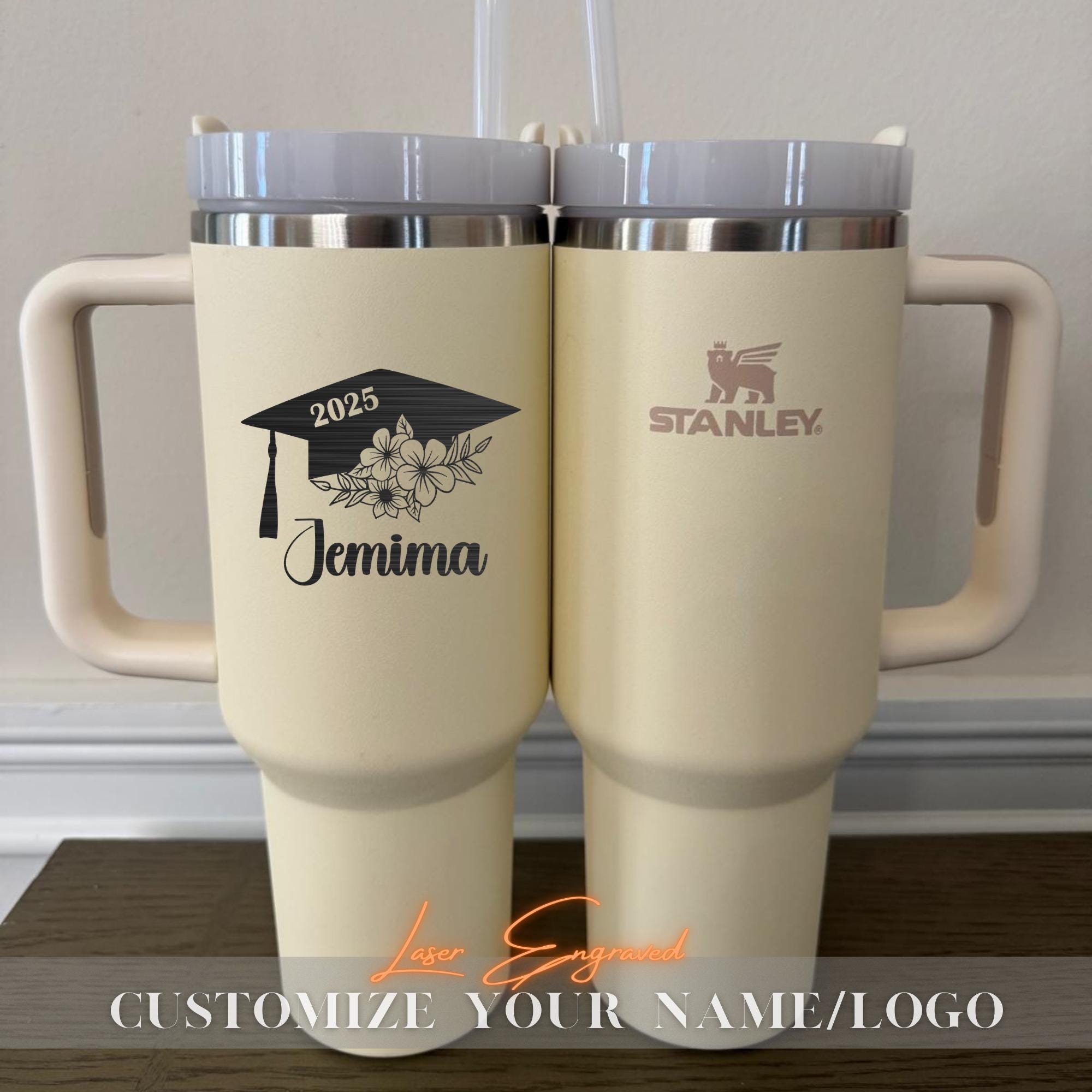 Class of 2025 Graduation Tumbler, Engraved Seniors 2025 Travel Mug, Insulated Graduation Party Cup, Personalized College Graduation Gift