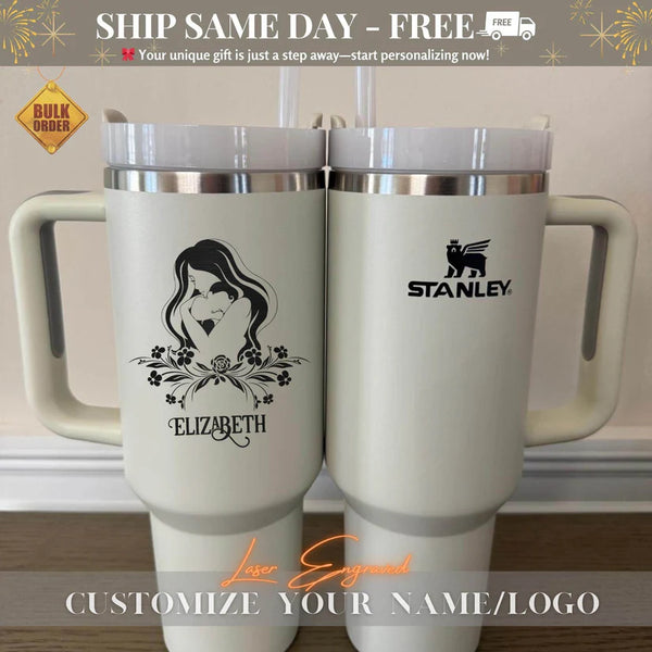 Personalized Stanley 40oz Tumbler - Mother Gifts - Gift for Mom - Mom Gift from Daughter - Mother's Day Gift - Best Mom - Mom Christmas Gift