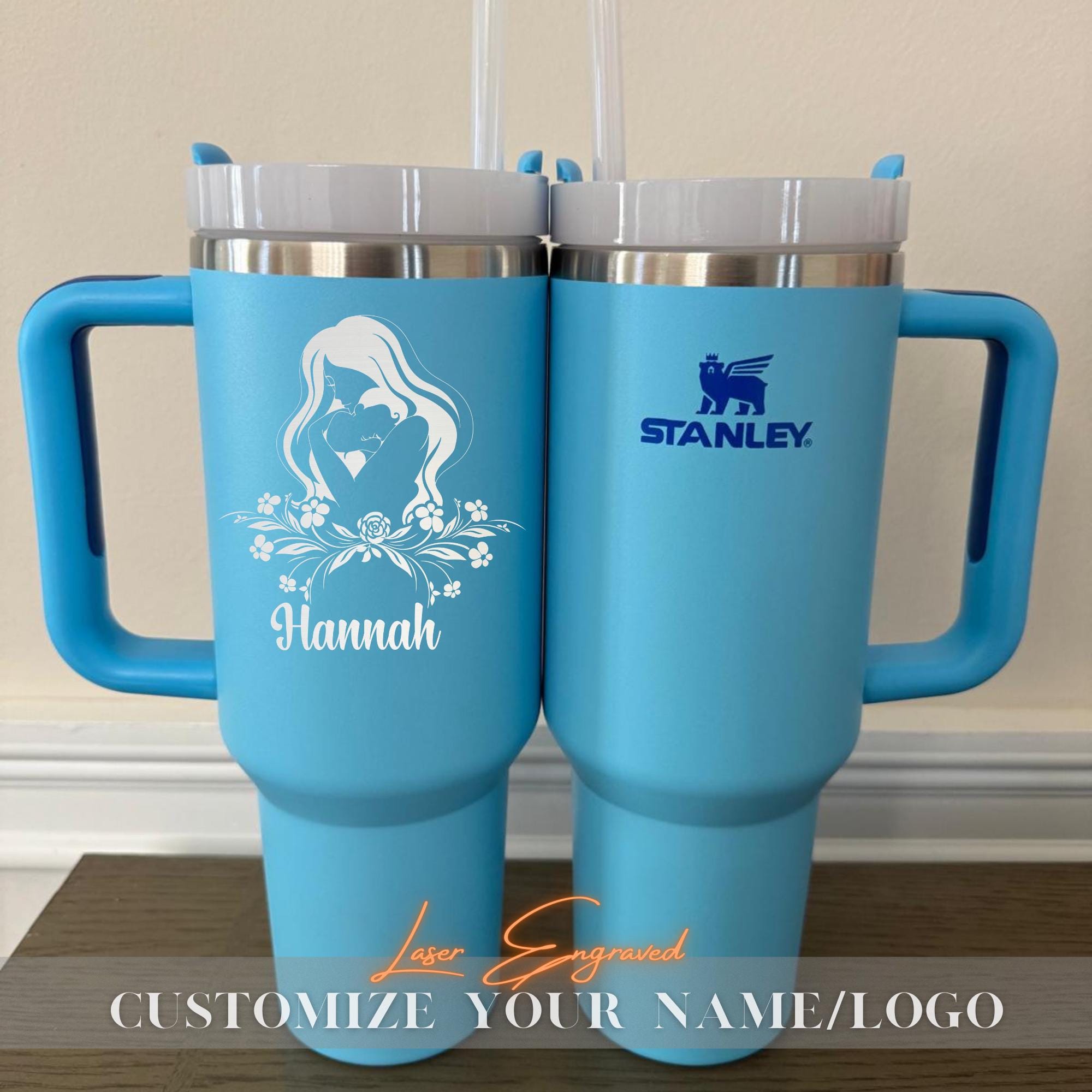 Mom Tumbler 40oz Personalize Mama Gift For Mother's Day Tumbler Custom Cup Personalized For Mom 40oz Tumbler Personalized Gift For Mom