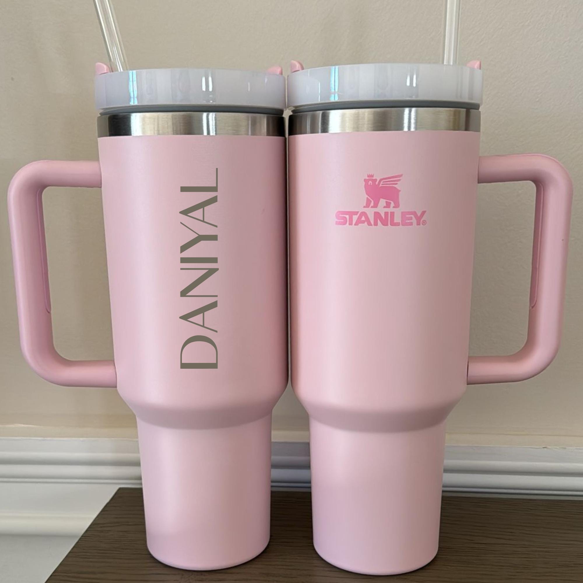 Personalized Stanley 40oz Tumbler, Custom Engraved Tumblers, Bridesmaid Proposal Gift, Gifts for Her, Insulated Travel Mug, Custom Logo