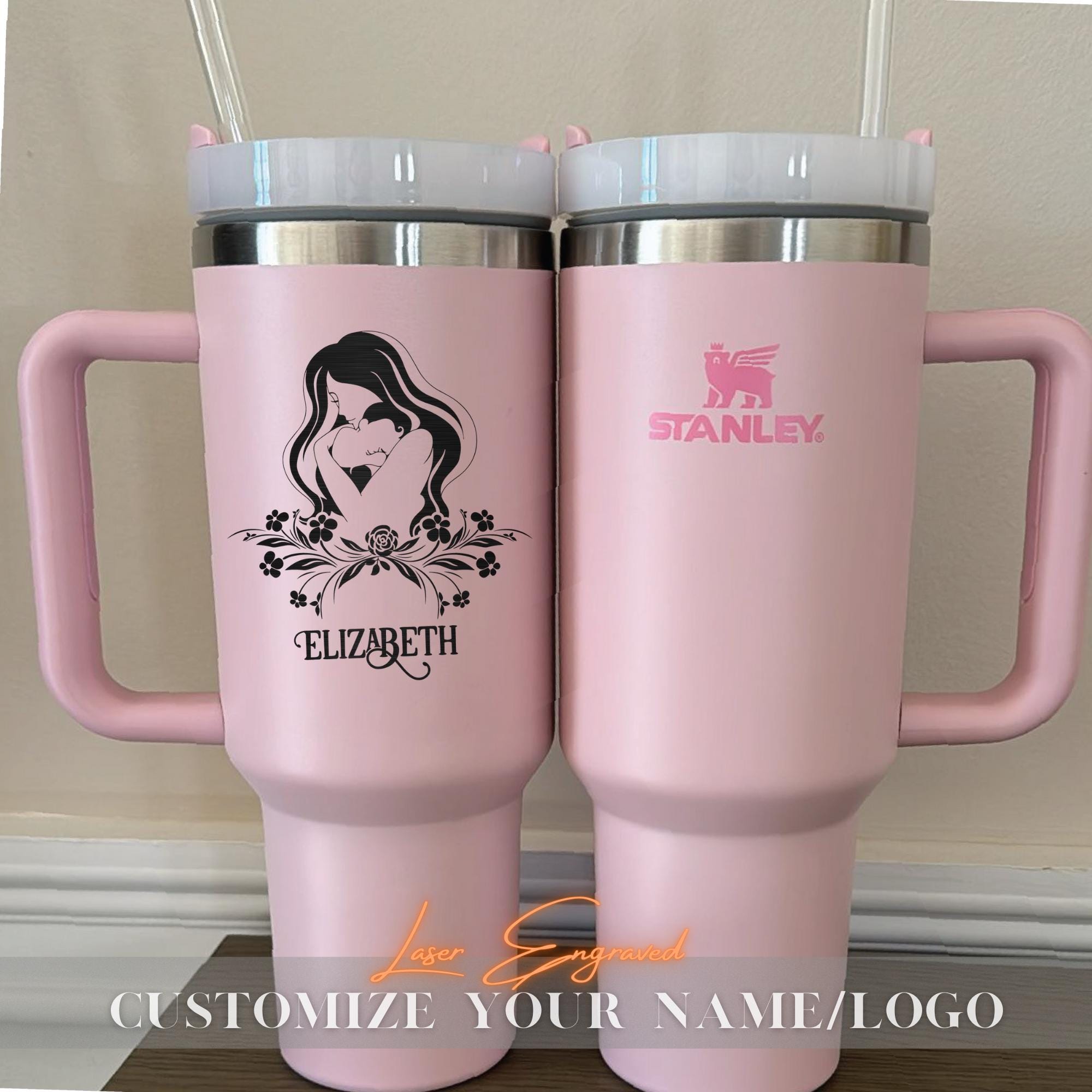 Personalized Stanley 40oz Tumbler - Mother Gifts - Gift for Mom - Mom Gift from Daughter - Mother's Day Gift - Best Mom - Mom Christmas Gift