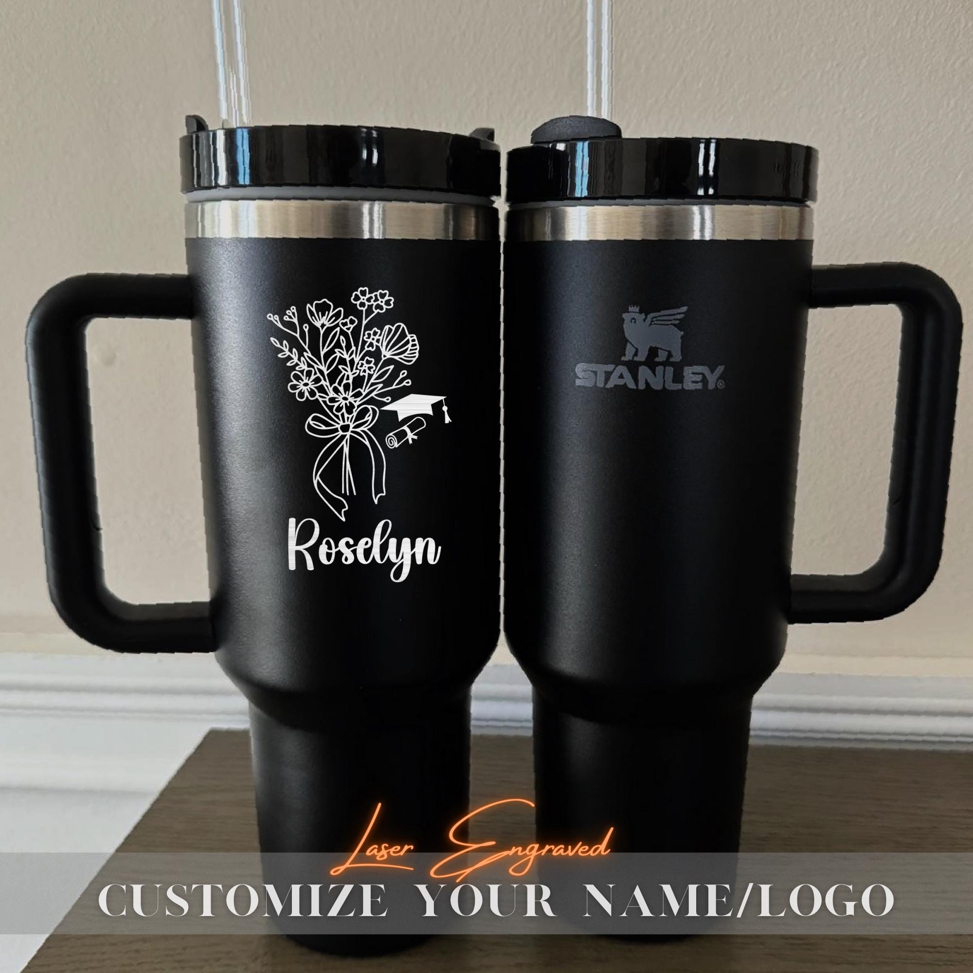 Graduation Gift Her Grad Gift Personalized Stanley 40oz Tumbler Gift for Class Of 2025 College Graduation Gift Present Student Grads