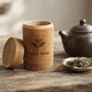 Personalized Bamboo Tea Canister Coffee Bean Storage Jar Housewarming Gift Custom Engraved