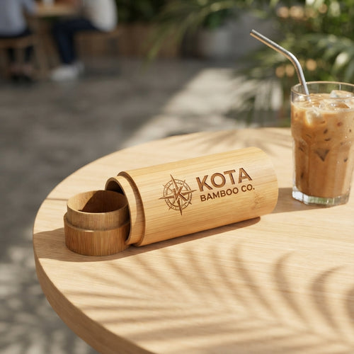 Personalized Bamboo Sunglasses Case Hard Shell Wooden Cylinder Groomsmen Gift Custom Engraved
