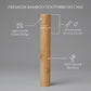 Personalized Bamboo Toothbrush Travel Case Portable Holder Housewarming Gift Custom Engraved