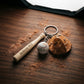 Personalized Baseball Keychain Wooden Bat Glove and Ball Charm Gift for Coach Custom Engraved