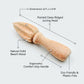 Personalized Citrus Reamer Beech Wood Handheld Lemon and Orange Juicer Custom Engraved