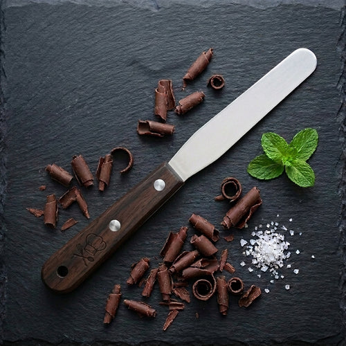 Personalized Icing Spatula Stainless Steel Wooden Handle Baking Gift Custom Engraved