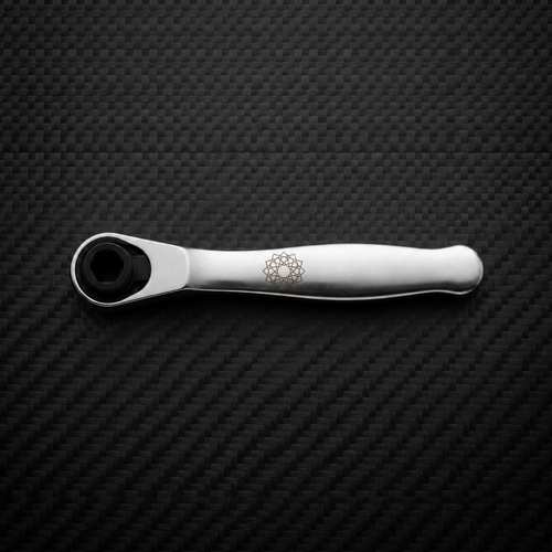 Personalized Right Angle Screwdriver Mini Ratchet 1/4 Inch Bit Driver for Tight Spaces Gift for Him Custom Engraved