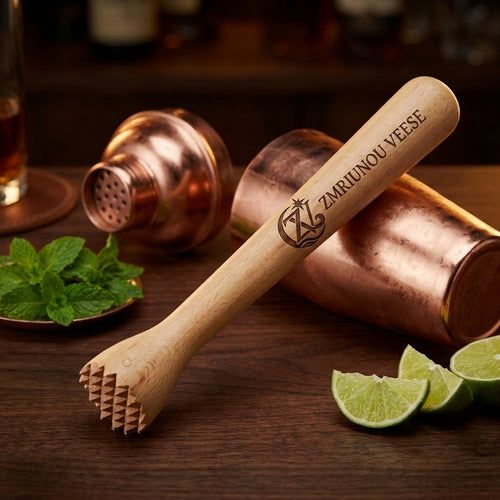 Personalized Wooden Muddler Beech Wood Cocktail Bar Tool Groomsmen Gift Custom Engraved
