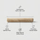 Personalized Coffee Wood Chew Stick for Dogs Custom Engraved