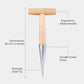 Personalized Garden Dibber Wooden Handle Planting Tool Gift for Gardener Custom Engraved