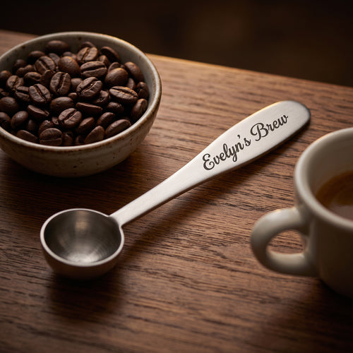 Personalized Teaspoon Measuring Spoon Stainless Steel Gift for Tea Lovers Custom Engraved