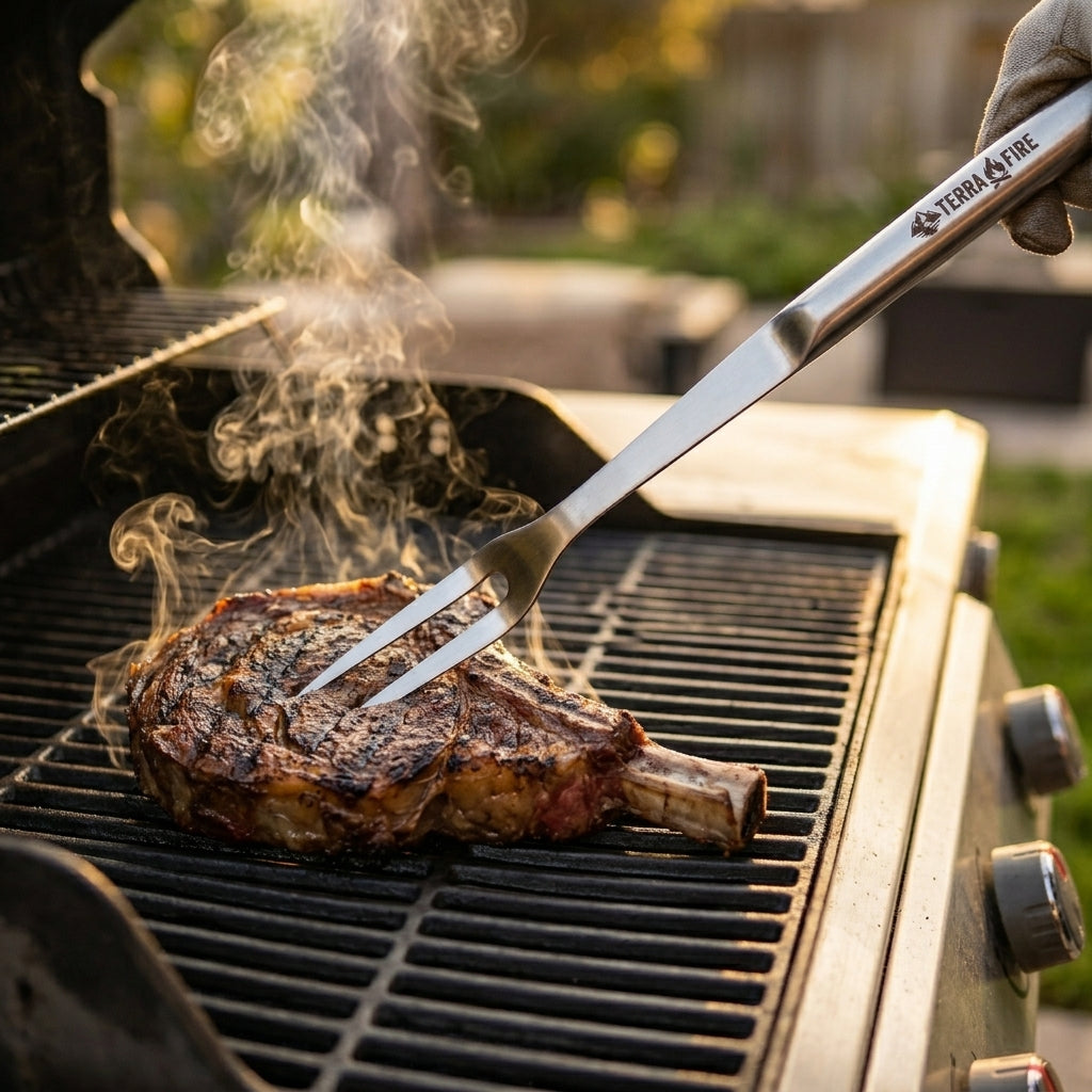 Personalized Carving Fork Meat Cooking Utensil Gift for the Grill Lover Custom Engraved