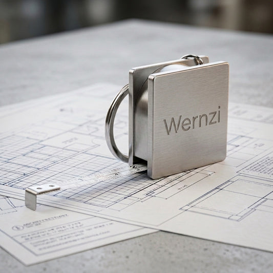 Personalized Mini Tape Measure Keychain Retractable Steel Pocket Ruler for Sewing and DIY Custom Engraved