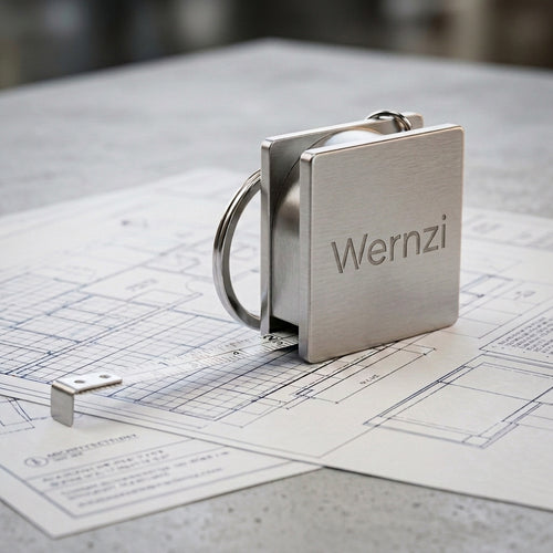 Personalized Mini Tape Measure Keychain Retractable Steel Pocket Ruler for Sewing and DIY Custom Engraved