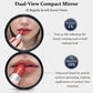 Personalized Compact Makeup Mirror 10X Magnifying Double Sided Travel Pocket Mirror Custom Engraved