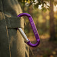 Personalized Carabiner Keychain Set Aluminum Spring Snap Hook Gift for Him Custom Engraved