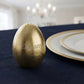 Personalized Egg Shaped Salt Shaker Gold Stainless Steel Tabletop Salt Dispenser Custom Engraved