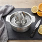 Personalized Citrus Juicer Stainless Steel Manual Hand Press Lemon Squeezer with Bowl Custom Engraved