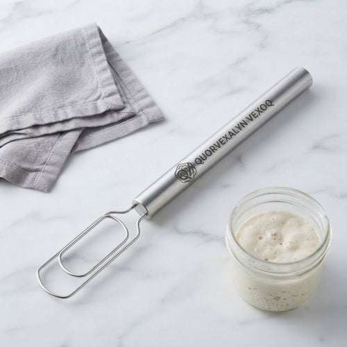 Personalized Dough Whisk Stainless Steel Sourdough Mixing Tool Gift for Baker Custom Engraved