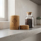 Personalized Bamboo Tea Canister Coffee Bean Storage Jar Housewarming Gift Custom Engraved