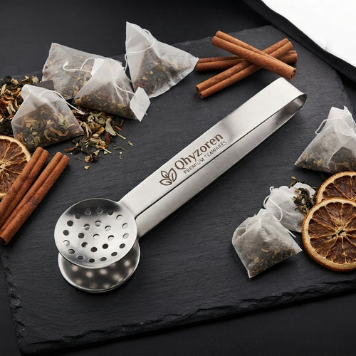 Personalized Tea Bag Squeezer Stainless Steel Tongs Gift for Tea Lovers Custom Engraved