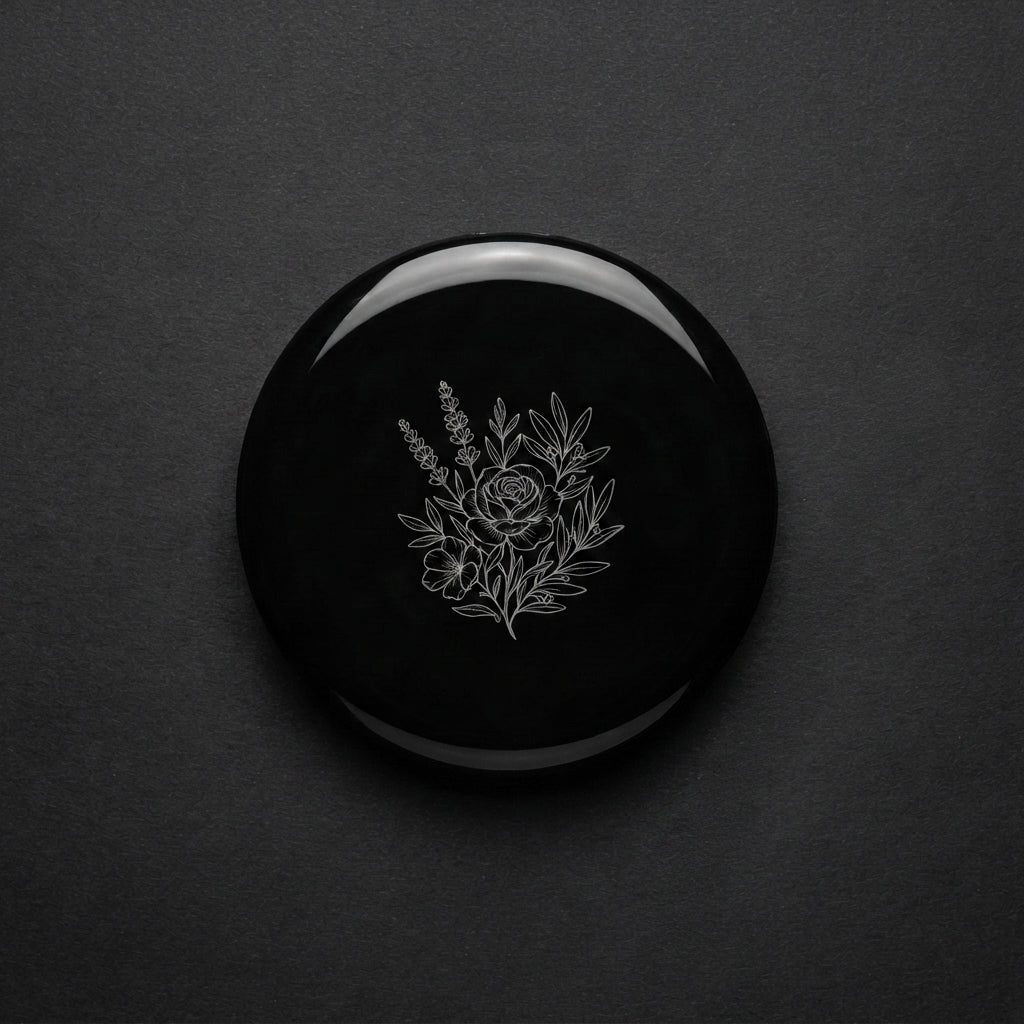 Personalized Compact Makeup Mirror 10X Magnifying Double Sided Travel Pocket Mirror Custom Engraved