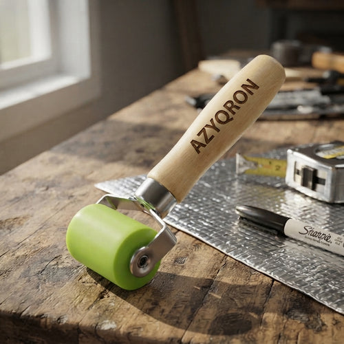 Personalized Seam Roller Automotive Sound Deadening Tool with Wood Handle Custom Engraved