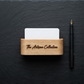 Personalized Business Card Holder Minimalist Wood Desk Stand Corporate Gift Custom Engraved