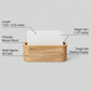 Personalized Business Card Holder Minimalist Wood Desk Stand Corporate Gift Custom Engraved