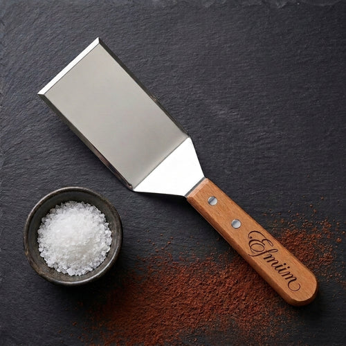 Personalized Cookie Spatula Stainless Steel with Wooden Handle Baking Gift Custom Engraved